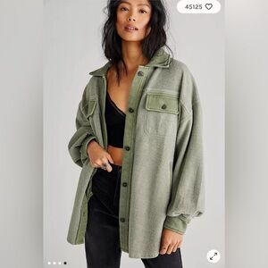 Free people Ruby jacket - green size small